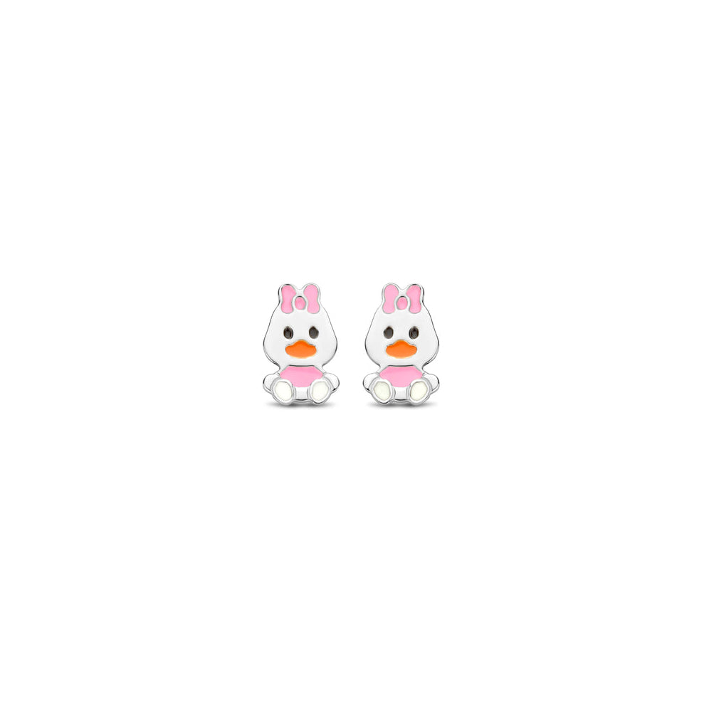 Naiomy Princess zilveren kinderoorbellen Disney Daisy Duck PB104