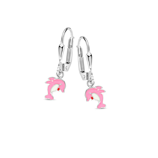 Naiomy Boucles d'oreilles pendantes Princesse Papillon argent PD103