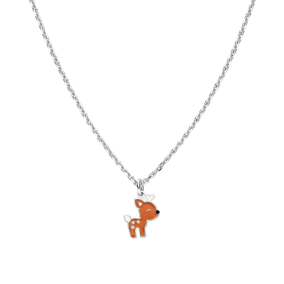 Naiomy Princess zilveren kinderketting Bambi Disney PI136