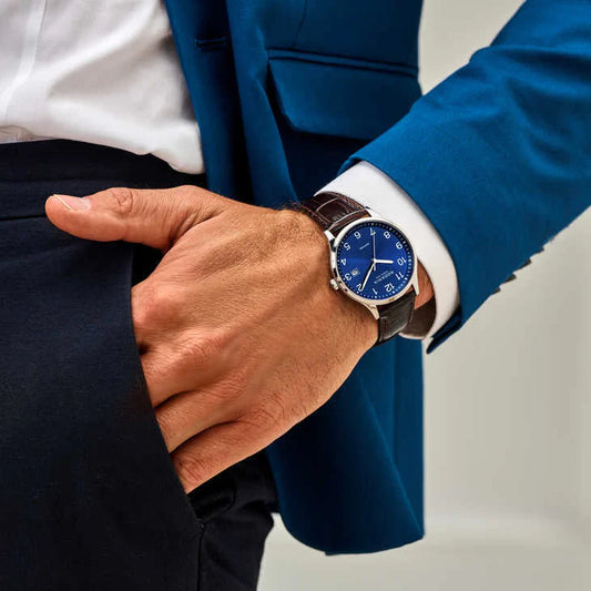 Rodania horloge heren Nyon Sport R22071 blue dial