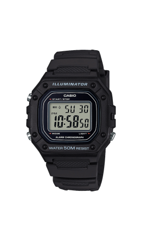 Casio Basic W-218H-1AVEF heren horloge
