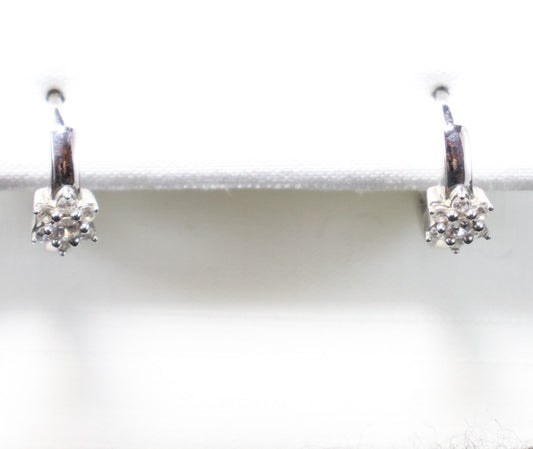 Zilveren Kids bloem Creolen 690088