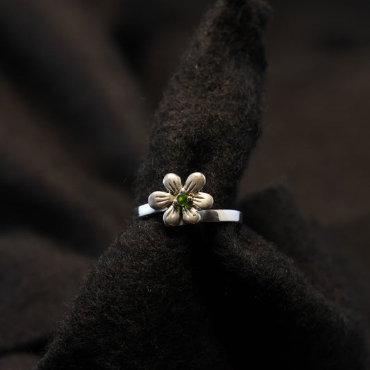 Zilveren Kids bloem ring 812320