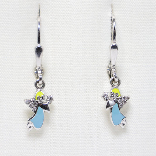 Zilveren Kids fee hangoorbellen