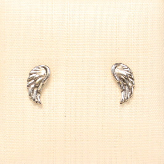 Zilveren Kids vleugels Oorbellen