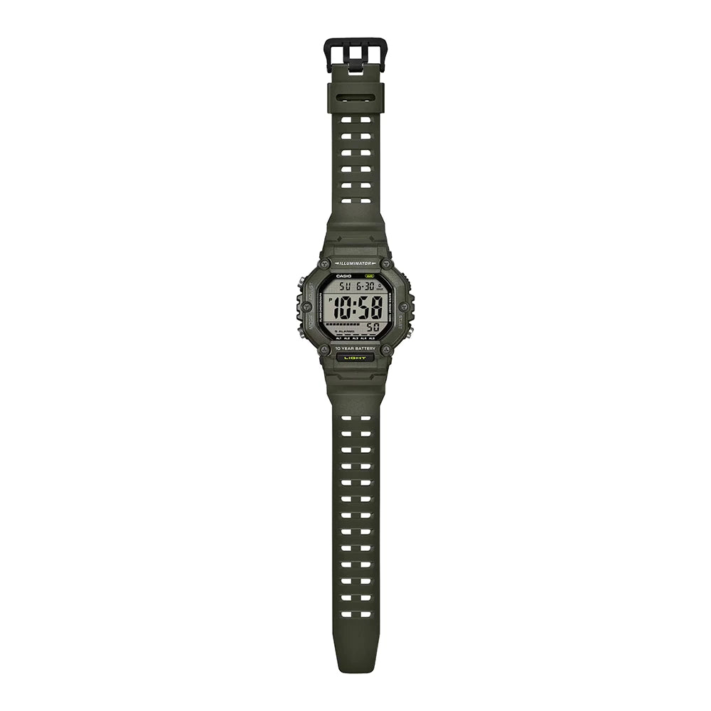 Casio horloge AE-1600HX-3AVEF digitaal groen