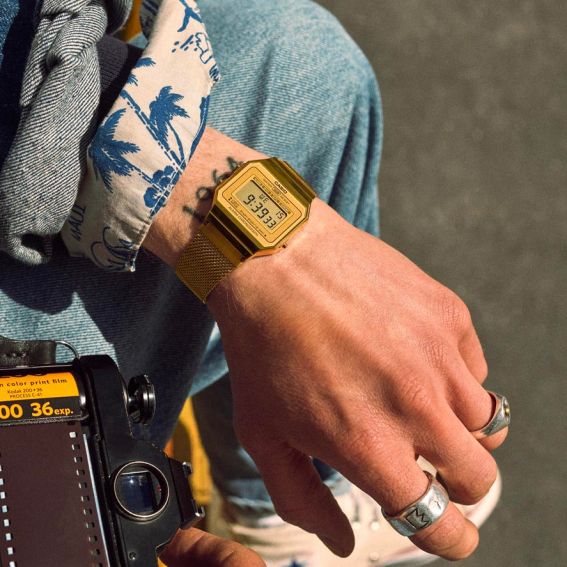 Casio Vintage unisex horloge A700WEMG-9AEF