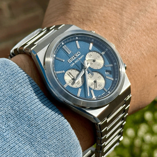 Seiko heren horloge chronograaf SSB453P1