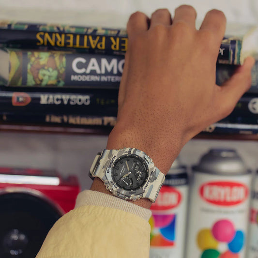 Casio G-shock horloge GA-2100CM-5AER camo ana-digi