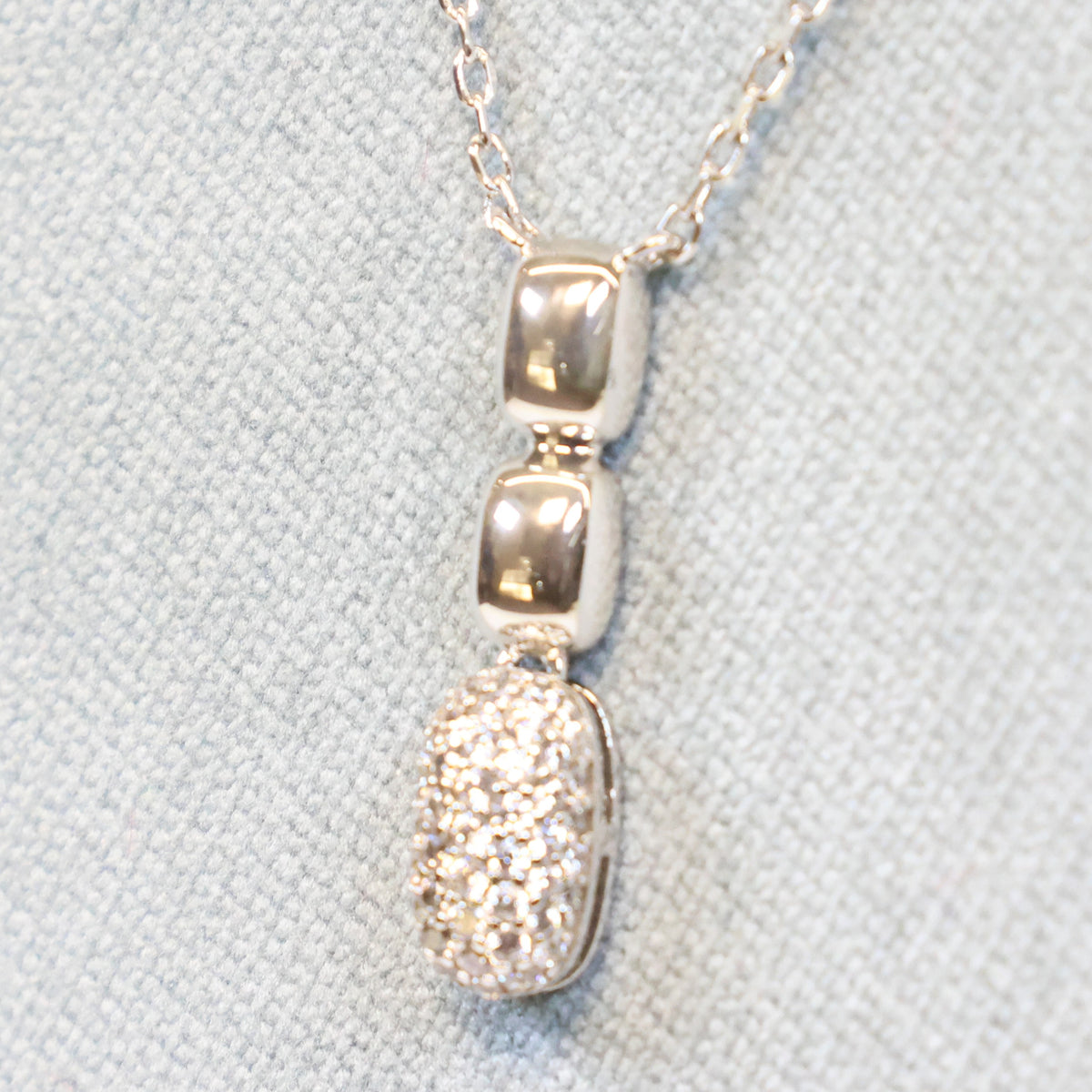 Naiomy silver zilveren ketting met tussenstuk N1D55