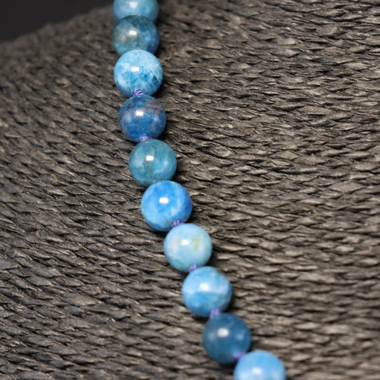 Apatiet Halssnoer met zilveren slot 00739547