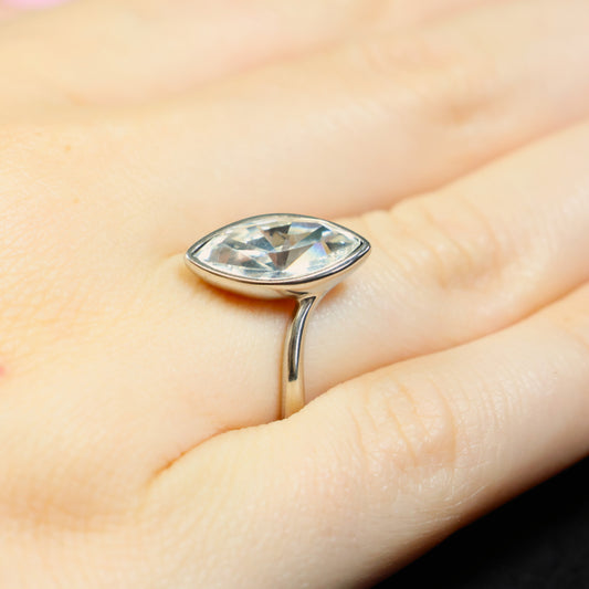 Spark zilveren ring met Swarovski kristal P422815C