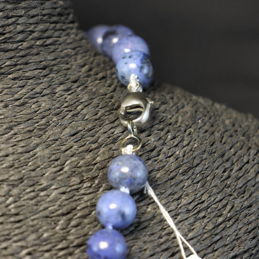 Dumortiriet Halssnoer met zilveren slot 00566426