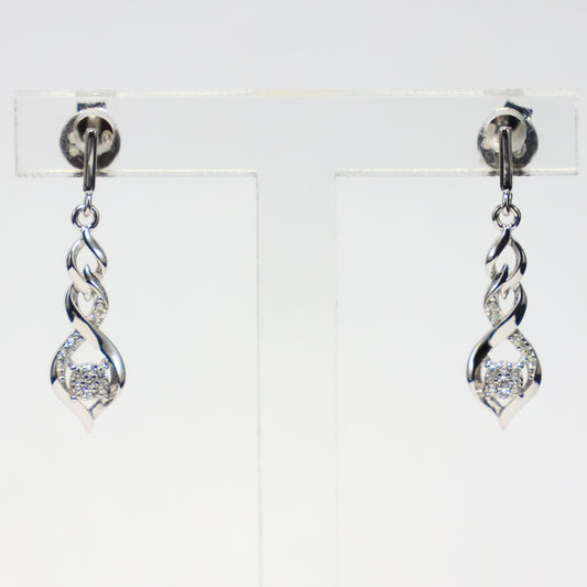 Naiomy Silver zilveren schakels Oorbellen N5O63