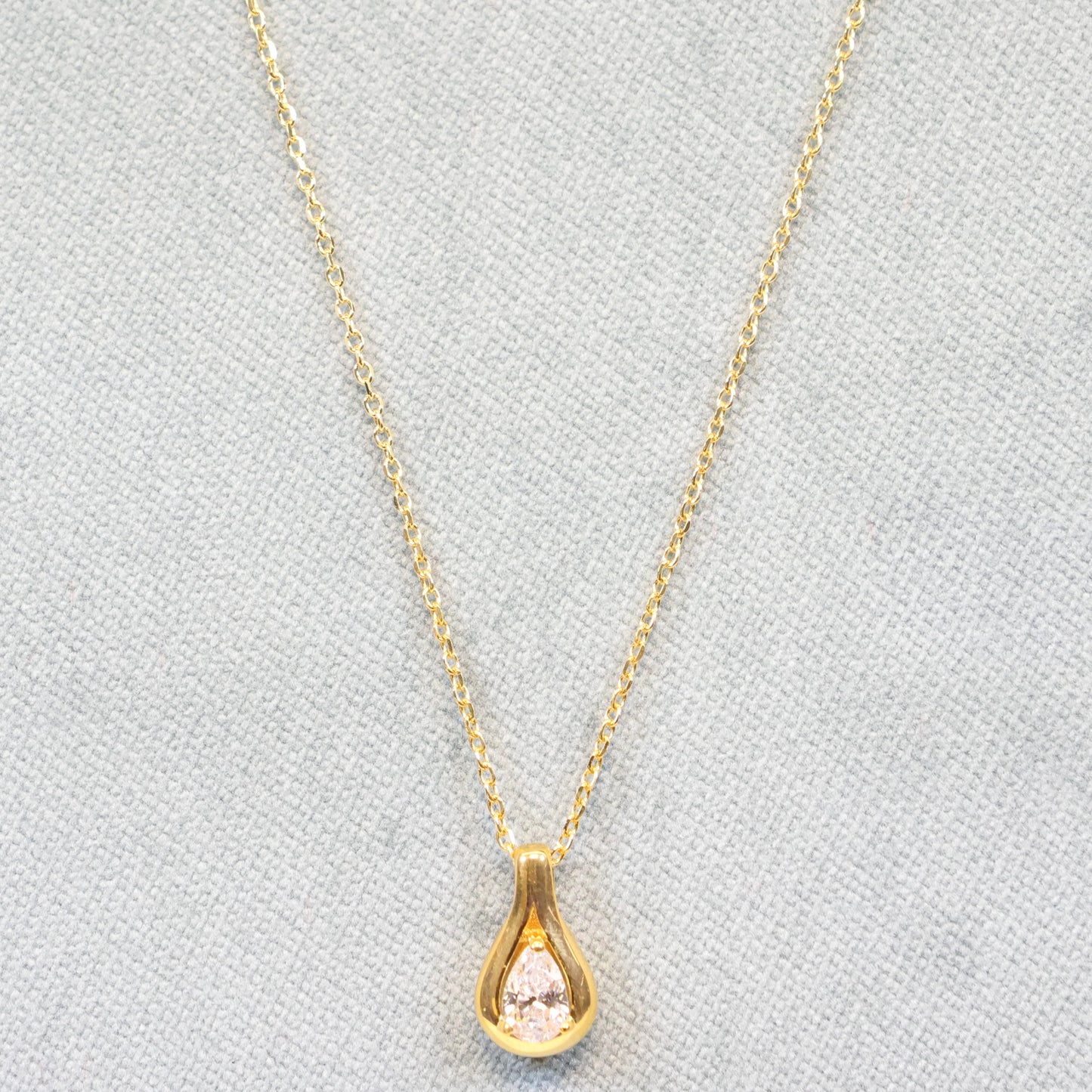 Naiomy silver 18karaat vergulde zilveren ketting met hanger N4R64