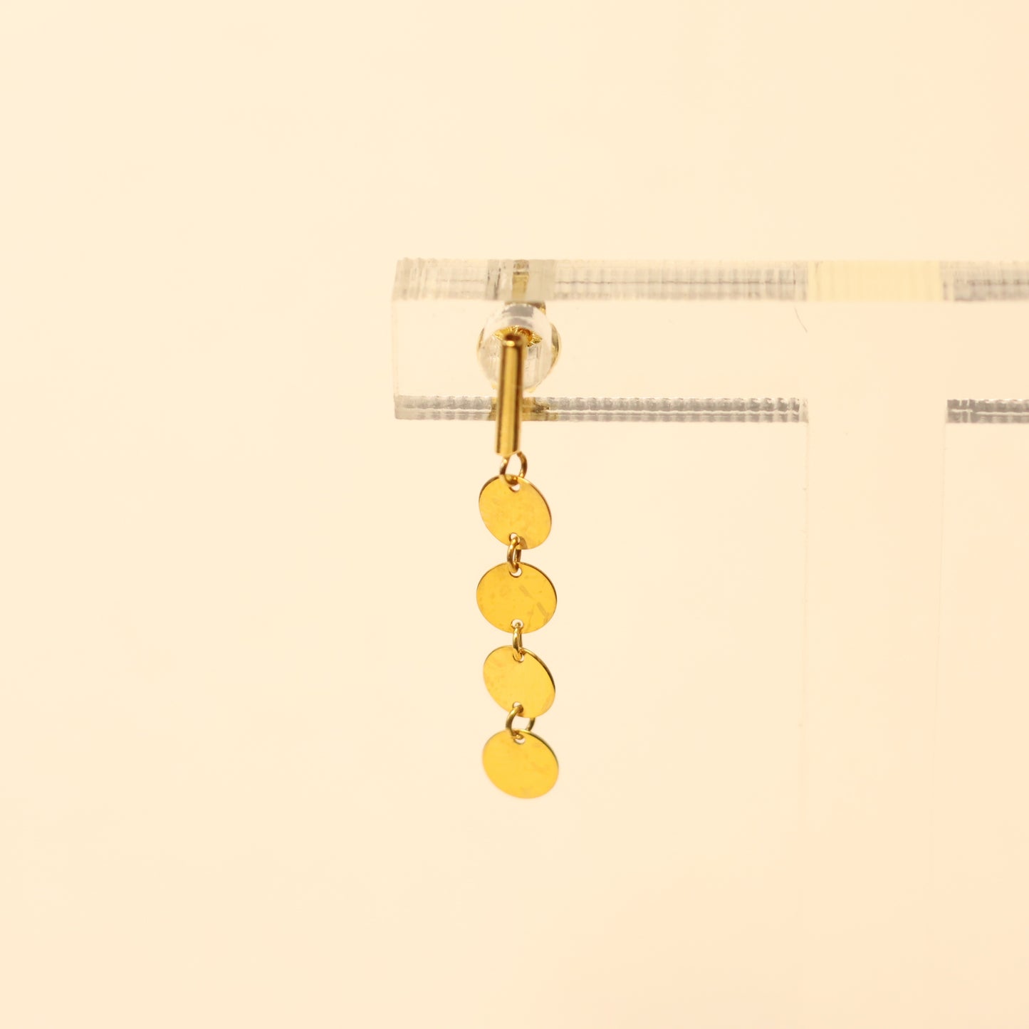 18KT gouden hangoorbellen 062123