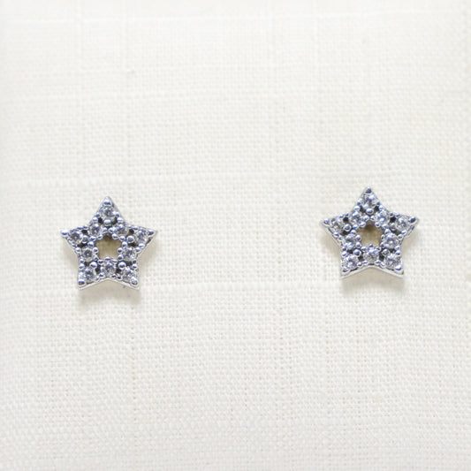 Naiomy Princess Ster Oorbellen zilver PA059