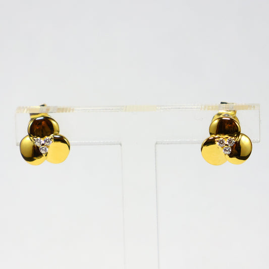 Naiomy Silver klavertje drie Oorbellen N5F62