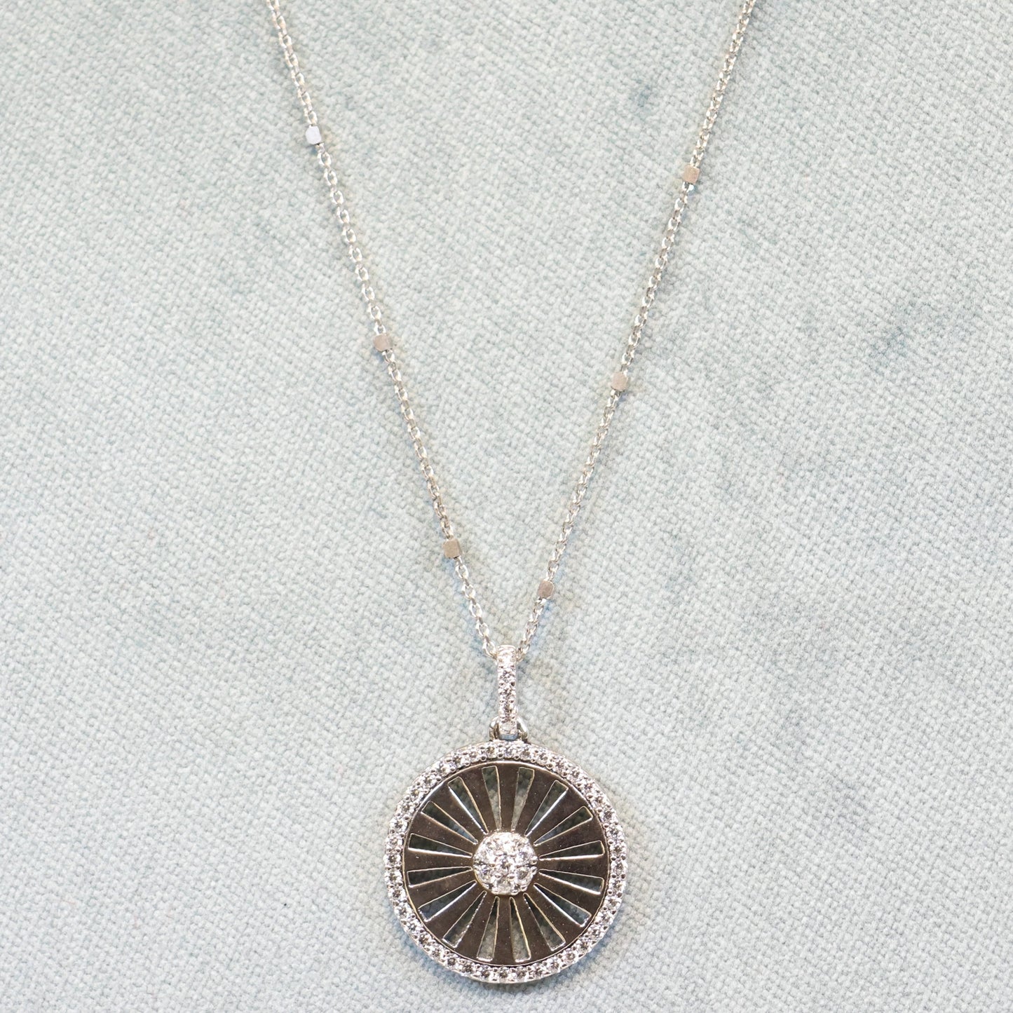 Naiomy silver zilveren ketting met hanger N7K05