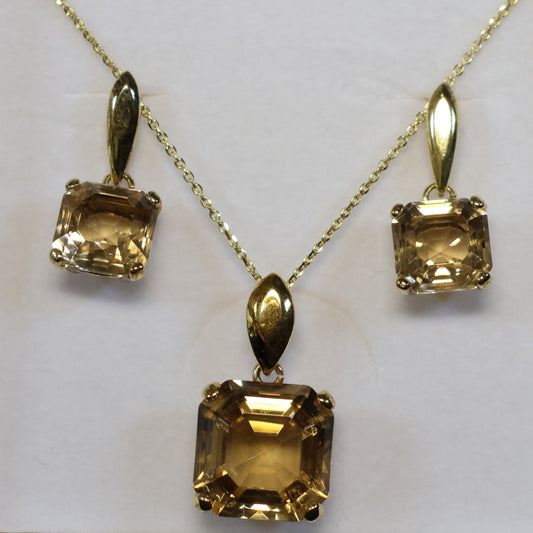 Spark 18karaat vergulde Zilveren Halsketting met Swarovski kristal NPG4480LCT