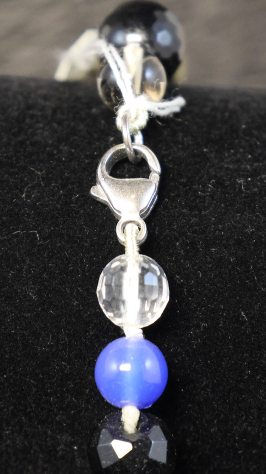 Diverse Halfedelsteen Armband met zilveren slot 00796135