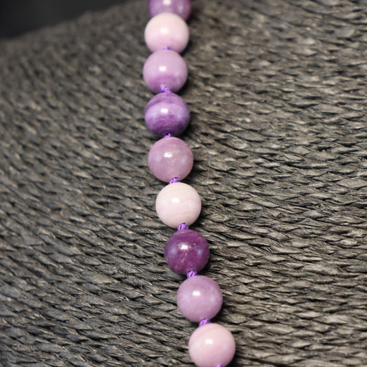 Fluoriet Halssnoer met zilveren slot 00825133