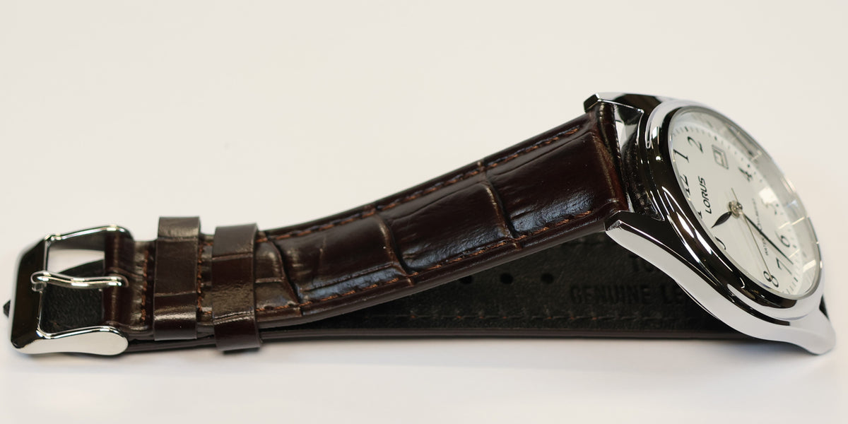 Lorus RS965BX-9 herenhorloge dresswatch leren band