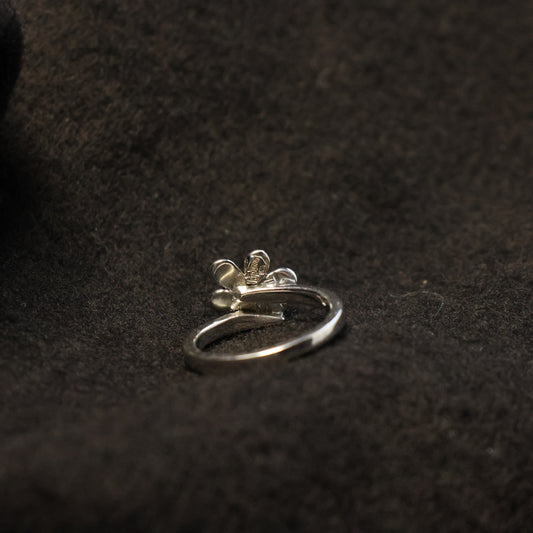 Zilveren Kids bloem ring 812320