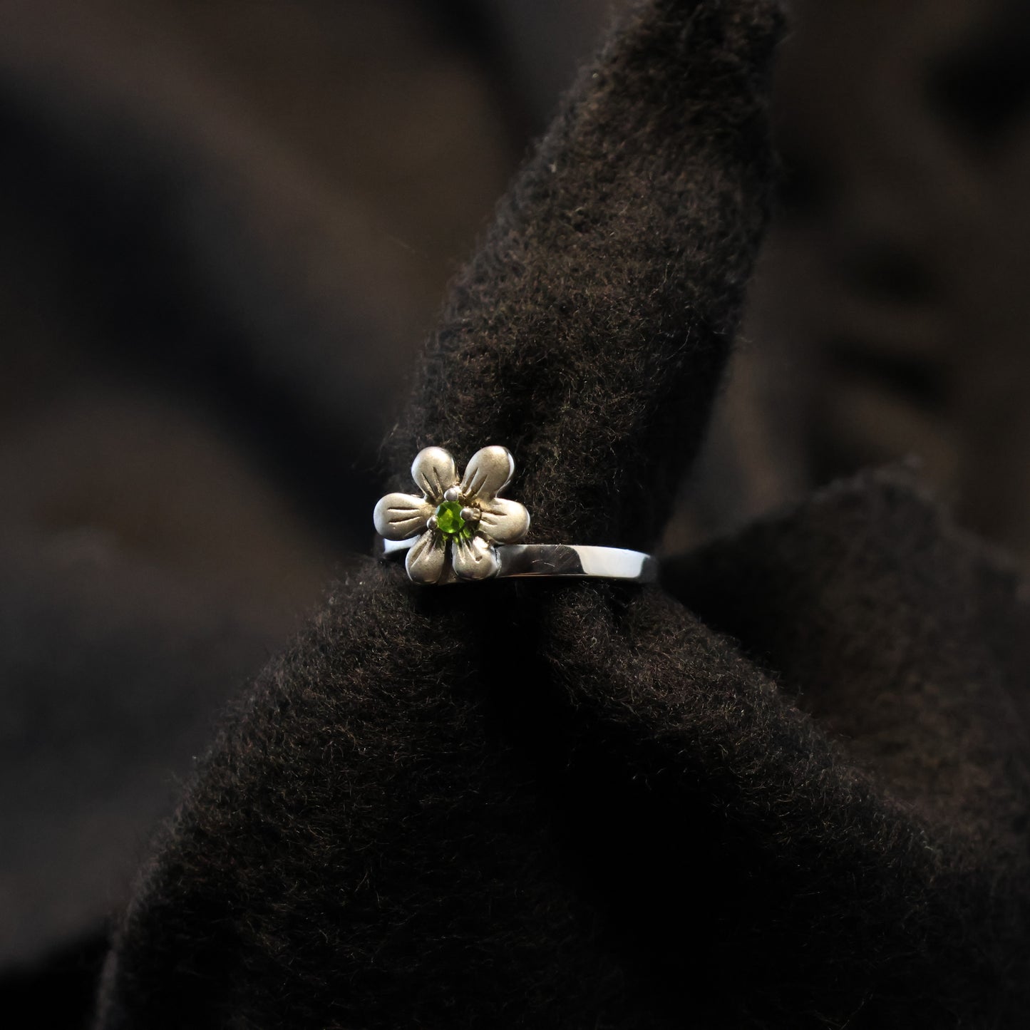 Zilveren Kids bloem ring 812320