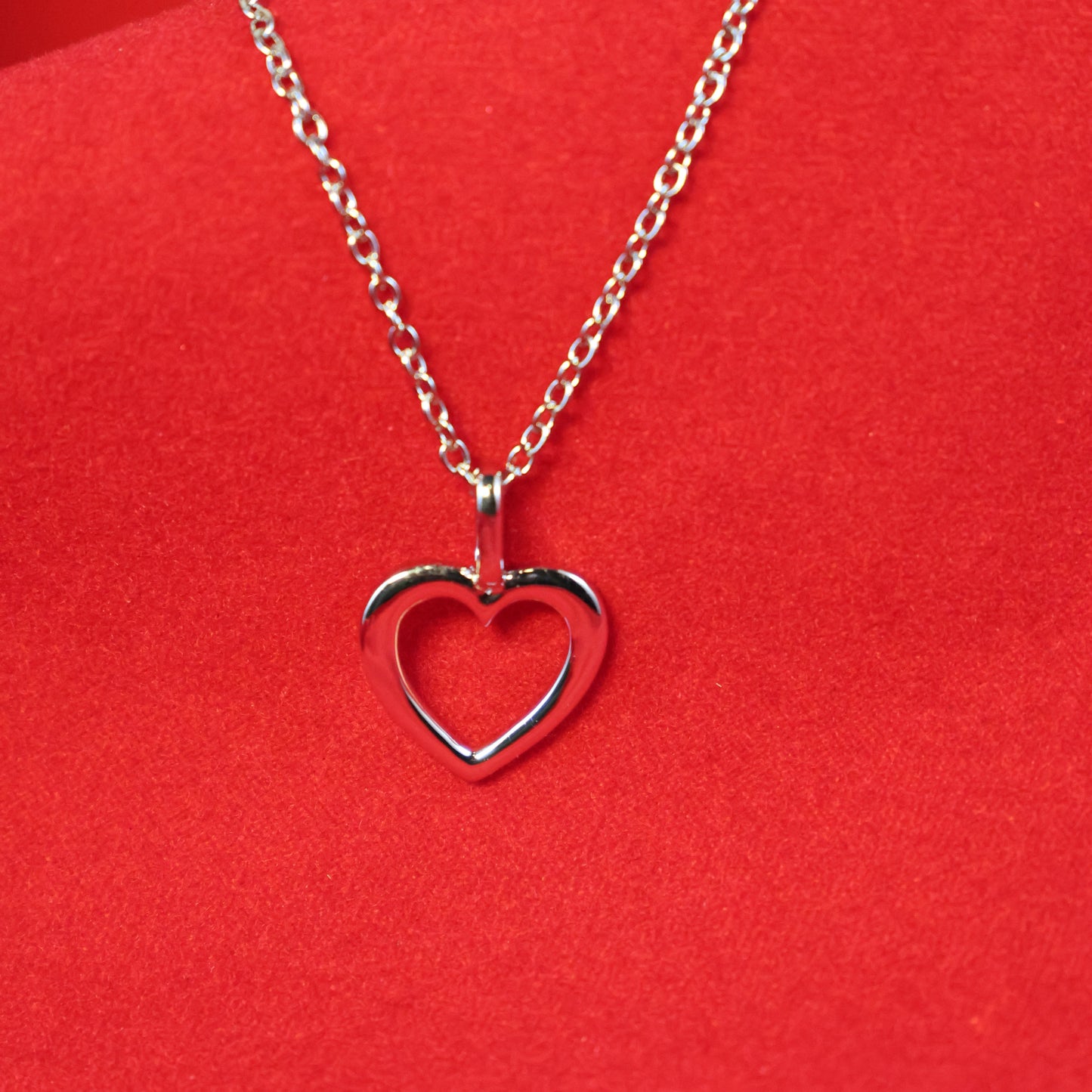 Naiomy Silver zilveren Halsketting met hartje N3O51