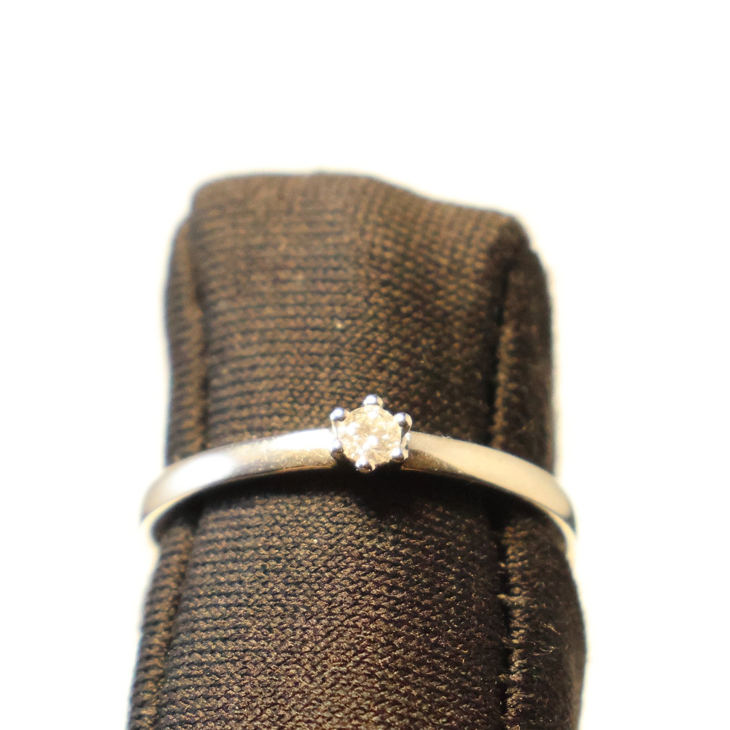 Wit gouden ring met briljant 91EG29A
