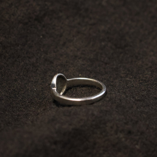 Zilveren Kids bloem ring 15965