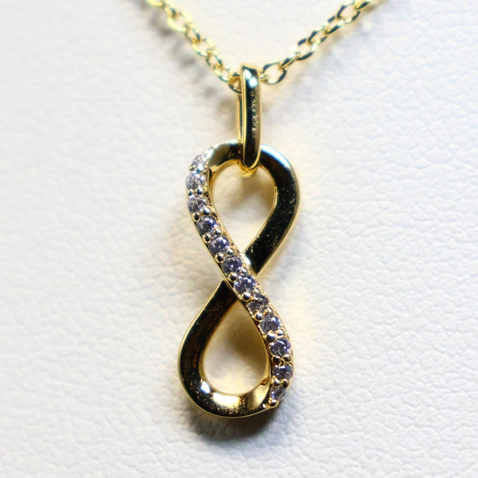 Naiomy zilveren ketting met infinity hanger N5G58