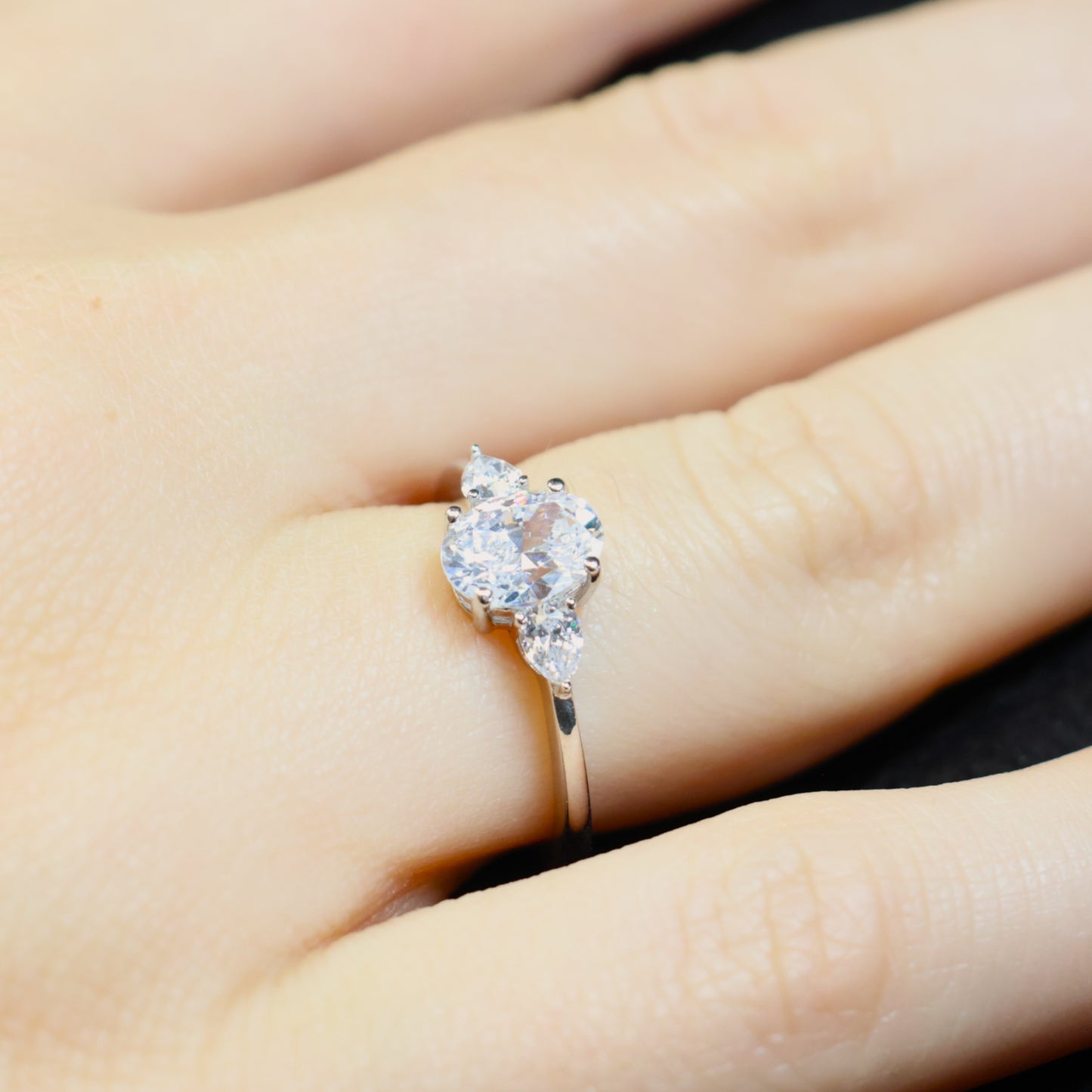 Naiomy Silver zilveren ring met zirconia steen N4R51
