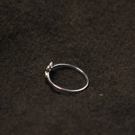 Zilveren Kids bloem ring 998304