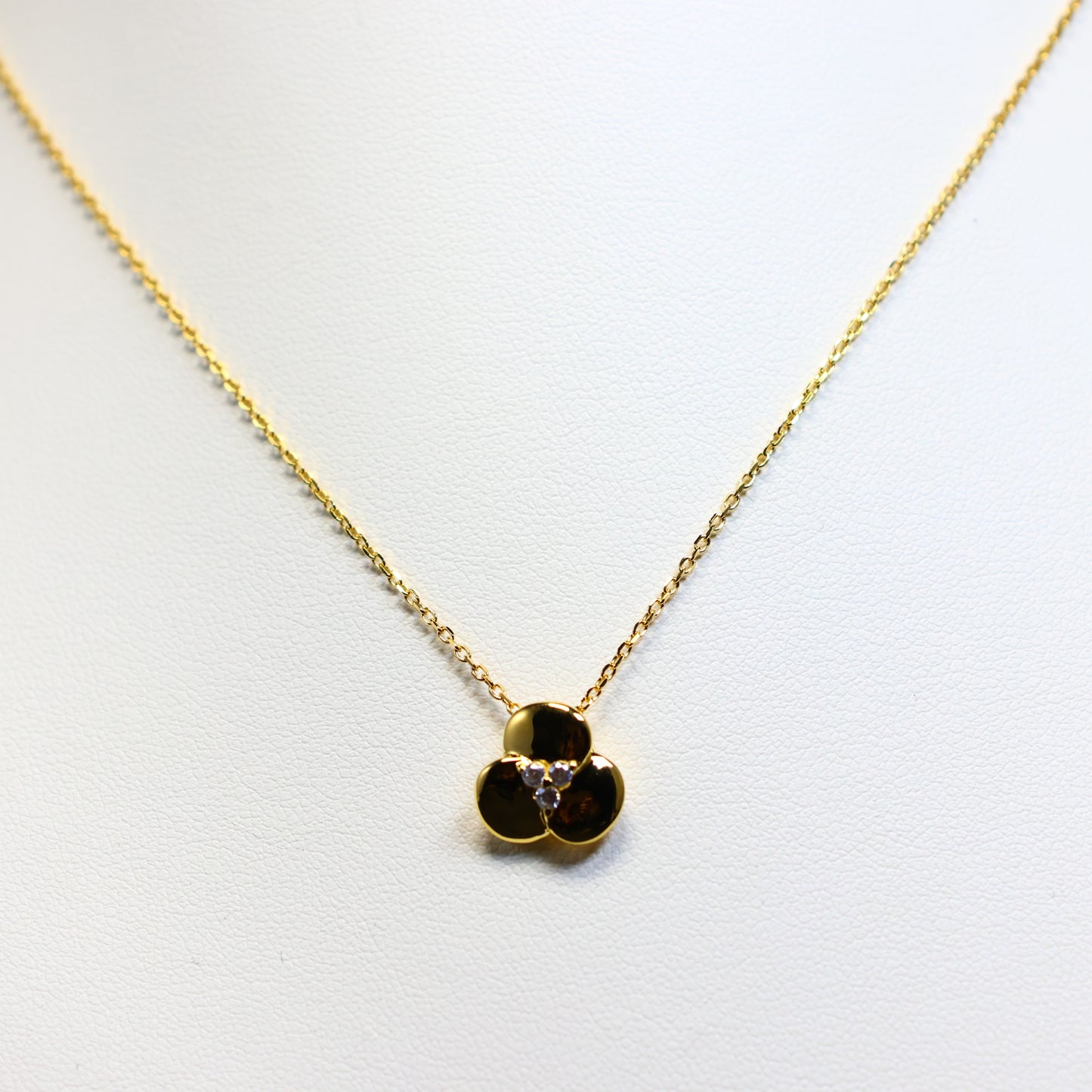 Naiomy zilveren ketting met klavertje drie hanger N5F61