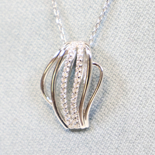 Naiomy silver zilveren ketting met hanger N4B54