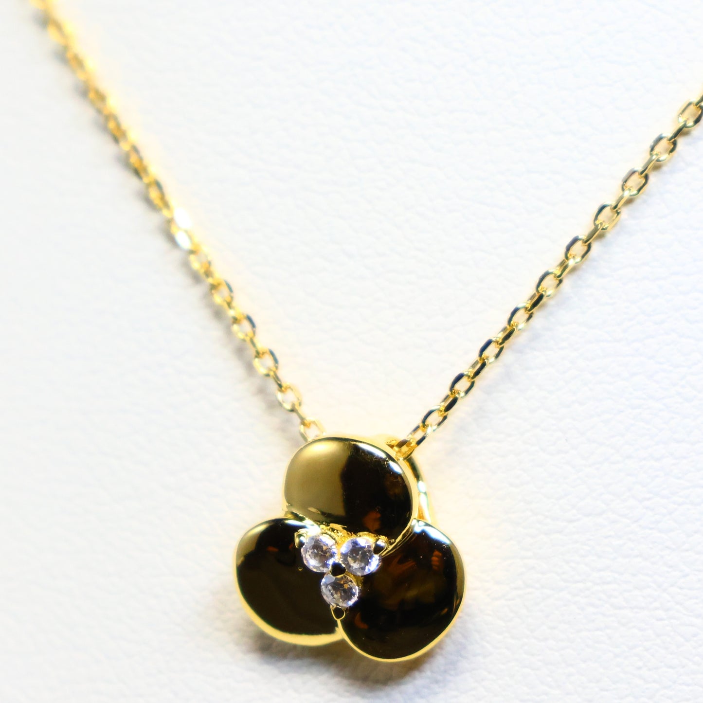 Naiomy zilveren ketting met klavertje drie hanger N5F61