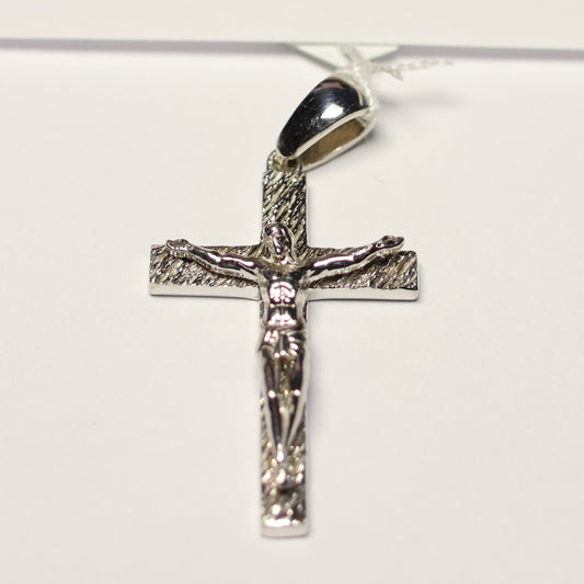 My imenso ODM zilveren kruis Christus 24mm 70752001