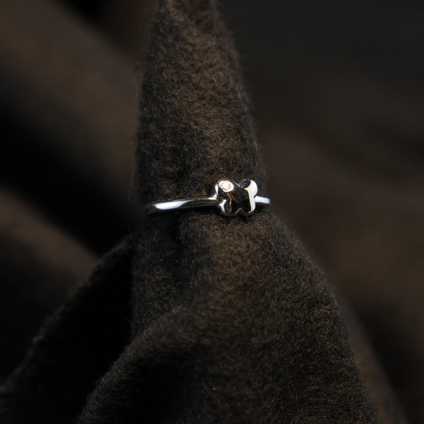 Zilveren Kids vlinder ring 261094