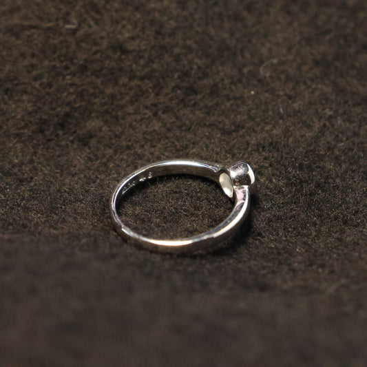 Zilveren Kids solitaire ring 350211