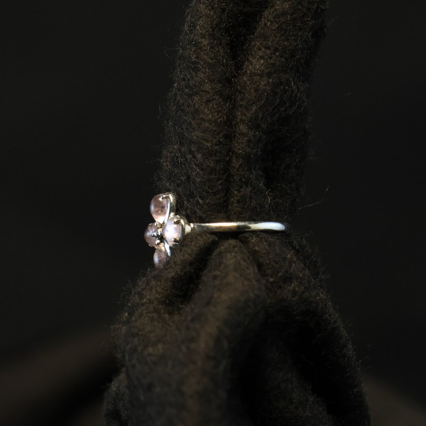 Zilveren Kids bloem ring 273375