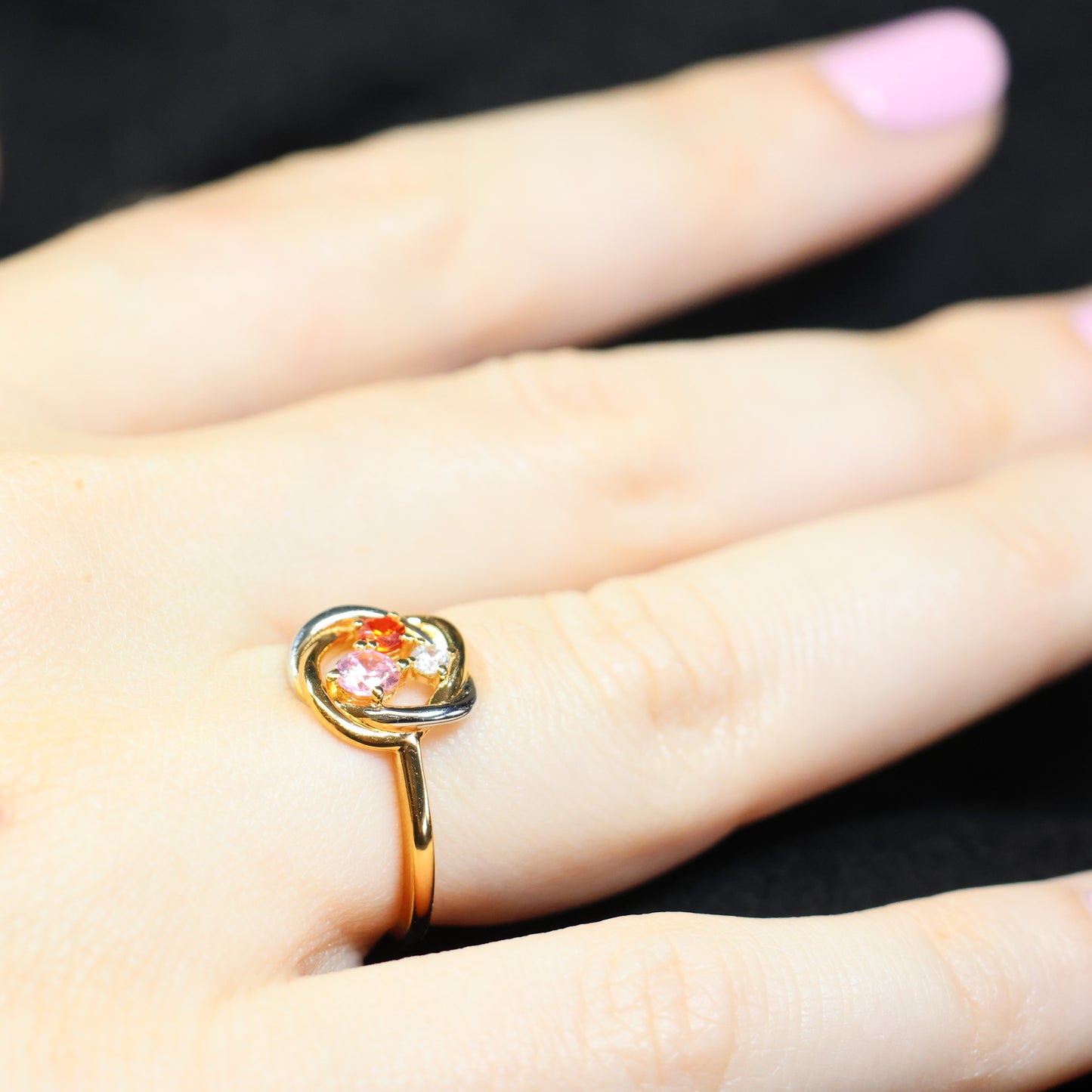 Naiomy Silver bicolor vergulde ring N5F57