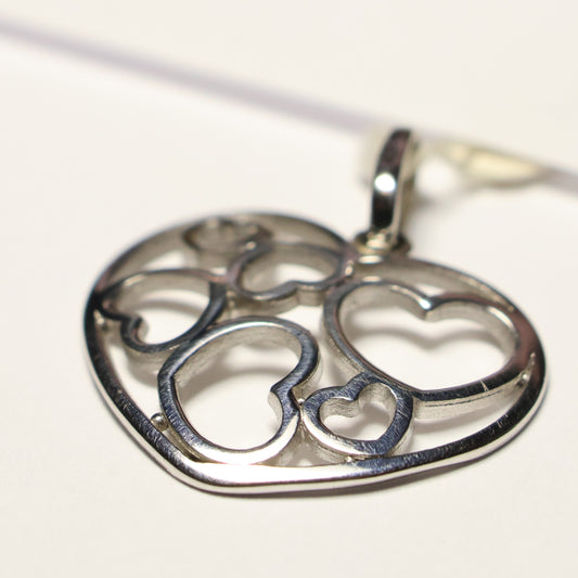 Tresor zilveren groot hart B522