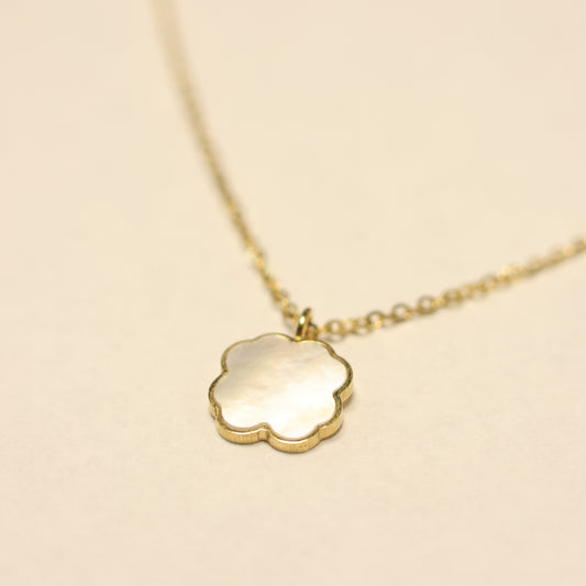 18karaat geel gouden ketting met hanger 069209