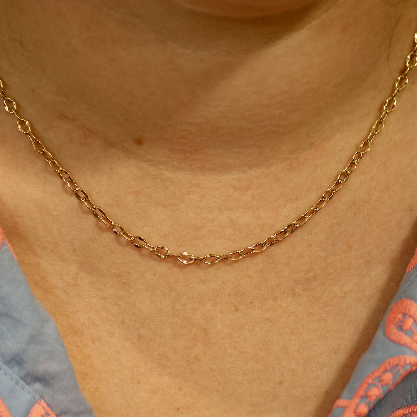 Ketting geel goud 18 karaat 068303/45