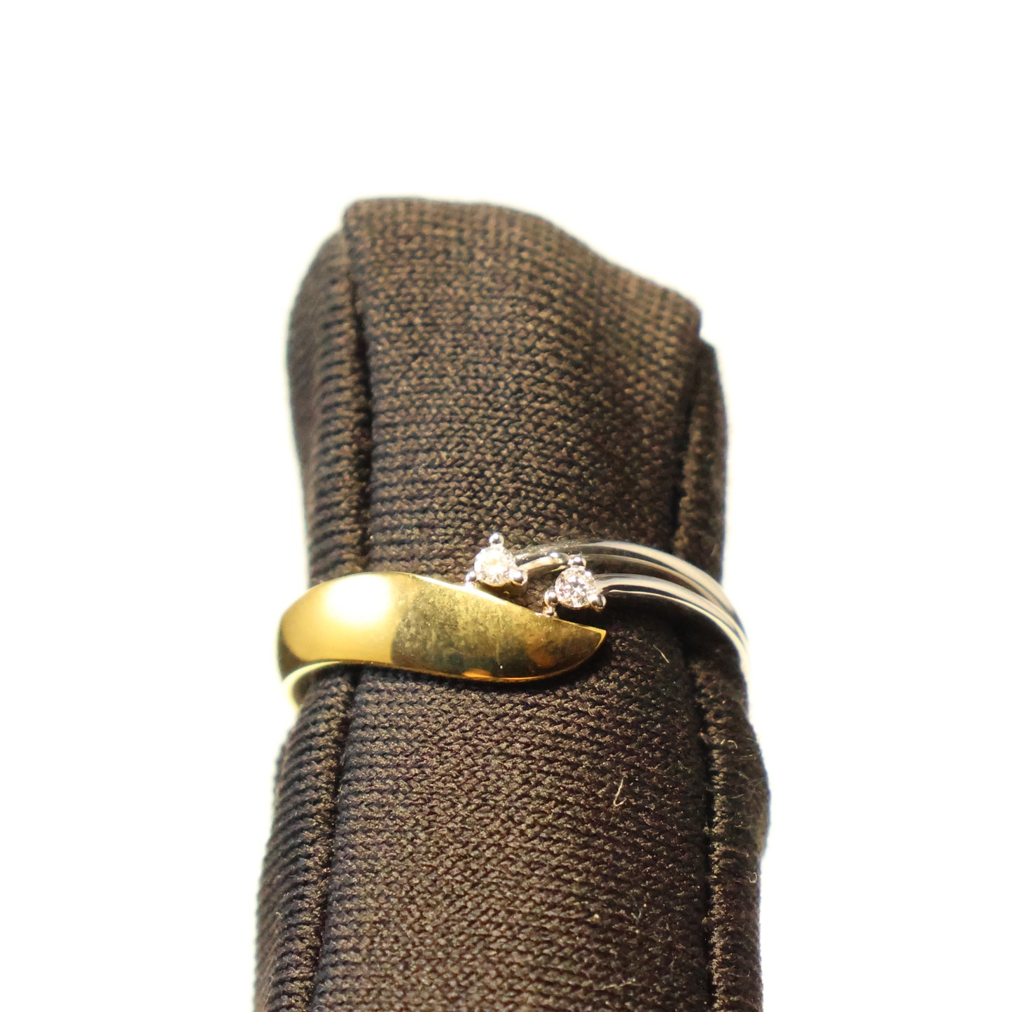 Geel gouden ring met briljant 067221/A