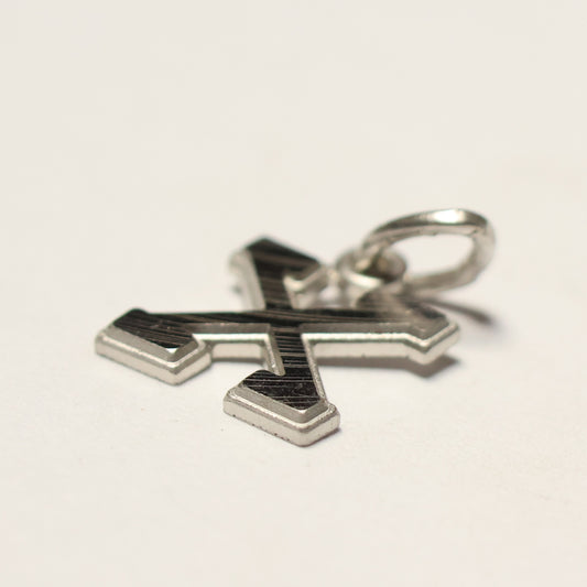 Tresor zilveren hanger letter X