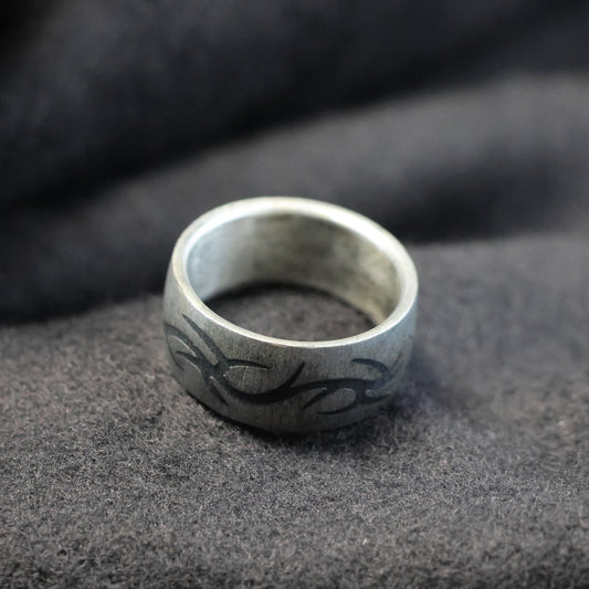 Outlet Titanium ring maat: 64