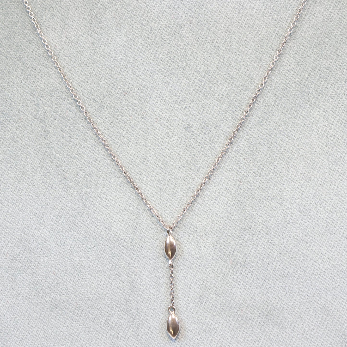 Naiomy Moments zilveren ketting met druppel hanger B6B02